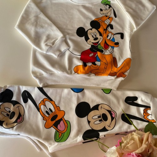 Mickey & Friends Baskılı Çocuk Eşofman Takımı