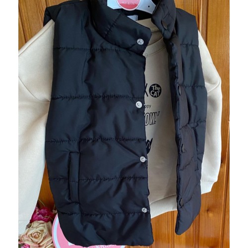 Çocuk Şişme Yelek Siyah