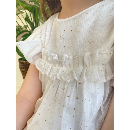 Angel Touch Yıldız Detaylı Kız Çocuk Elbise